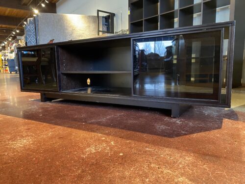 Low Set 65" Wide Media Center on Wheels