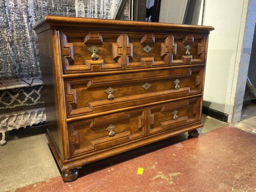 HENREDON Solid Wood Three Drawer Accent Chest