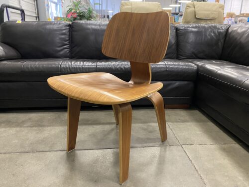 MCM Style Bentwood Natural Finish Accent Chair