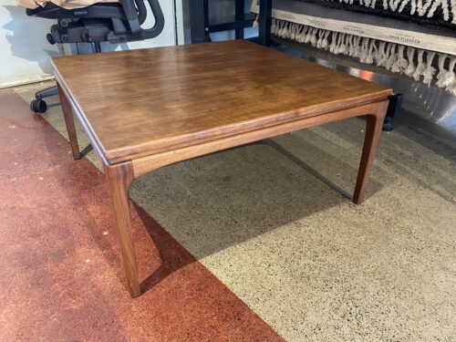 MOTIF Vintage Mid-Century Modern Square Walnut Coffee Table