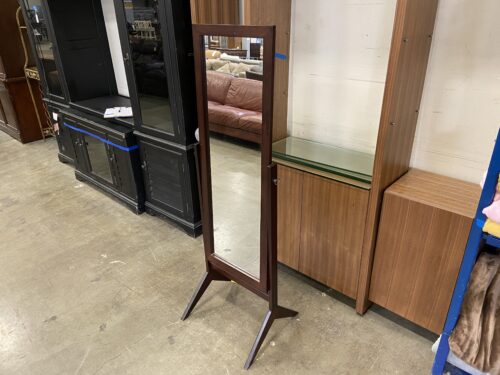 Espresso Finished Free Standing Full Length Mirror