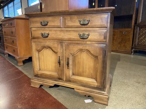 Nutmeg Maple Wood Two Drawer Buffet