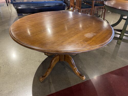ETHAN ALLEN Classical Round Pedestal Dining Table