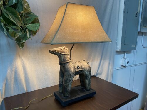 Ceramic Horse Table Lamp by Frederick Cooper