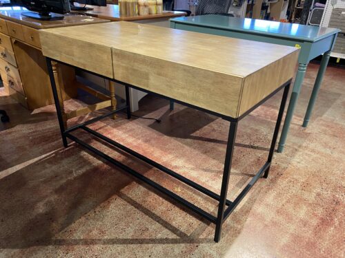 Sleek & Modern 2-Drawer Writing Desk