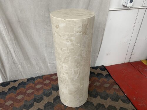Vinyl Round Pedestal Display Column