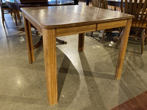 Square Rounded-Edge Dining Table