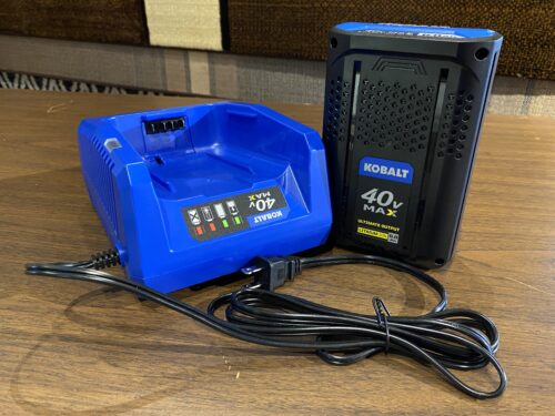 KOBALT 40V Lithium Ion 6Ah Battery & Charger Base Model #KRC 840-03