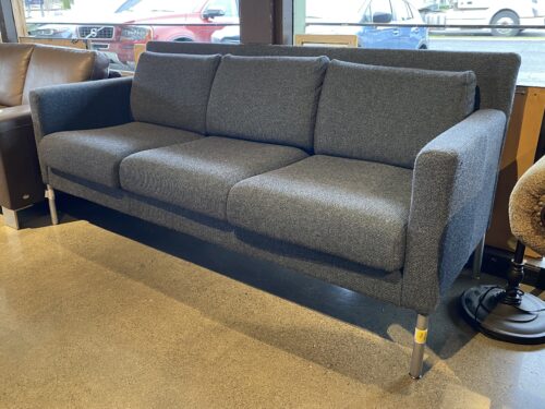Minimal Modern Blue-Grey 3-Seater Sofa