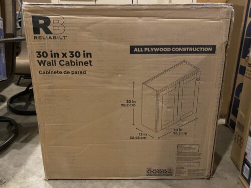 NEW! RELIABILT 30"x30" Fairplay Wall Cabinet