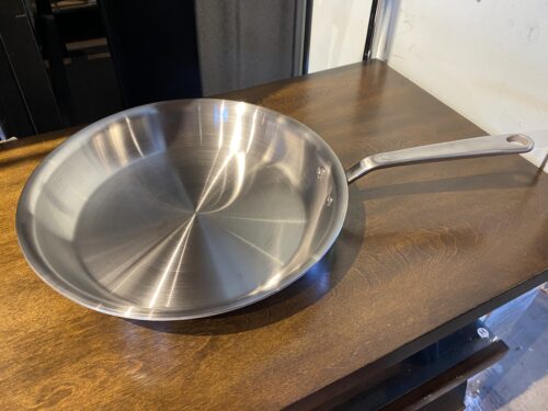MADE IN Large Stainless Steel Frying Pan, 12"