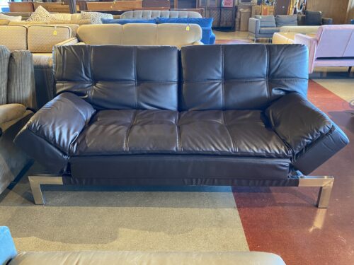 Modern Blackest Brown Transitional Sleeper Sofa
