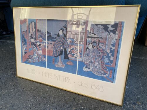 Kuniteru Japanese Printmaker Print