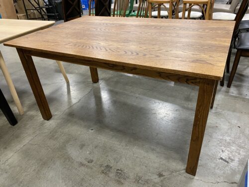 Rectangular Wooden Face Grain Dining Table