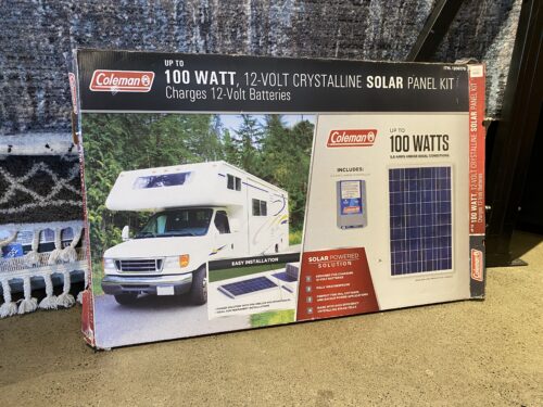 COLEMAN 12-Volt Crystalline Solar Panel Kit Model #38108