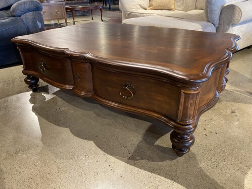 THOMASVILLE Two Drawer Brunello Cocktail Table