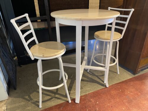 Modern Two Tone Bistro Set