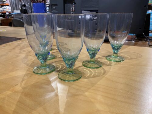 Bormioli Rocco Bahia Blue Green Ice Tea Goblet (Set of 6)