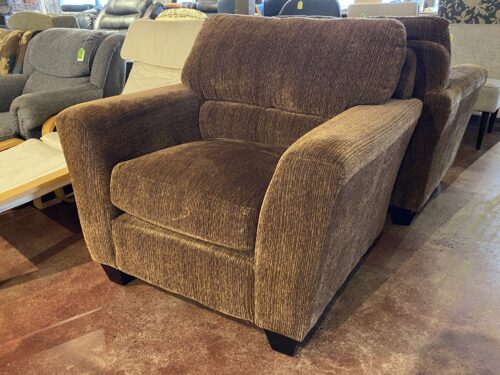 Cozy Cinnamon Cocoa Upholstered Armchair