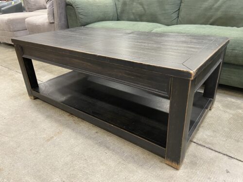 Rustic Wooden Rectangular Coffee Table