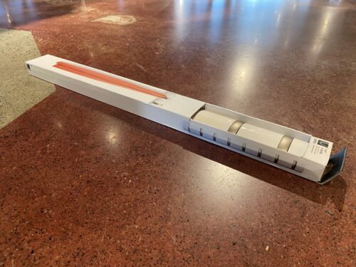 UMBRA 8 Flip Hook Wall Mounted Coat Rack in White Nickel