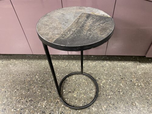 PIER 1 Stone Top Round C-Table