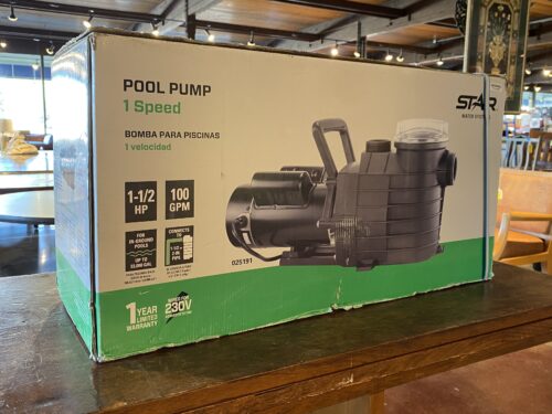 NEW! STAR WATER SYSTEMS 1.5HP Pool Pump, 1 Speed Model #25191