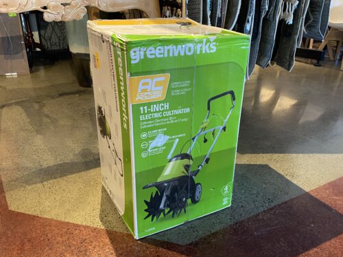 NEW! GREENWORKS 11" Electric Cultivator Model #TL08B00
