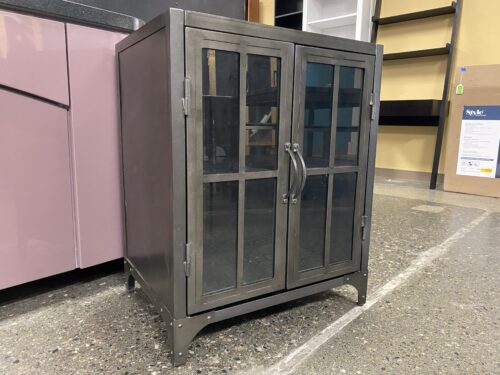 WORLD MARKET Metal 2-Door Side Cabinet