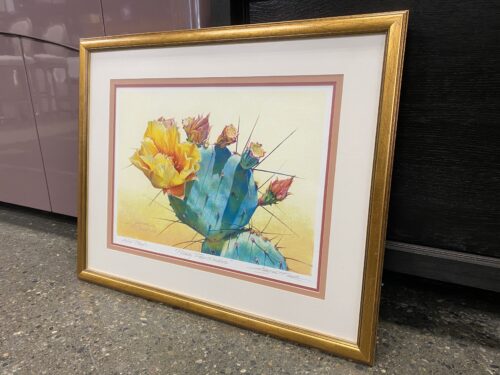 "Prickly Pear Shadows" Limited Edition Signed Framed Print by Lauren Knode