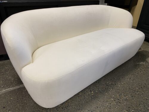 RESTORATION HARDWARE Emilia White Upholstered Sofa