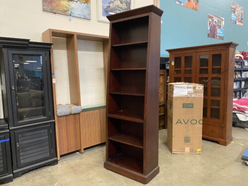 ETHAN ALLEN Cherry Stained 7.3' 6 Tier Bookcase