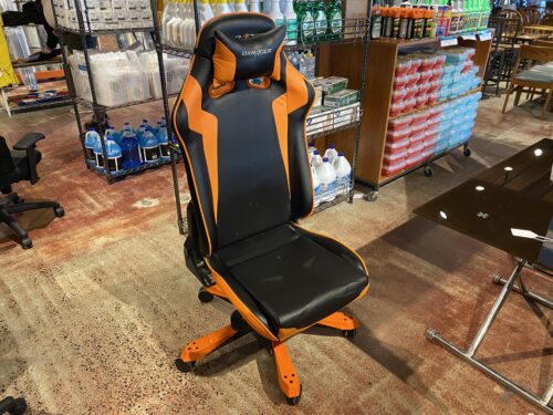 DXRACER Sentinel Orange and Black Gaming Chair