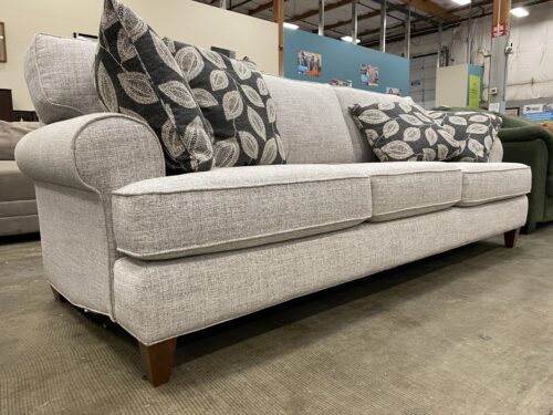 Light Grey Woven 3 Seat Sofa