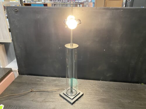 RESTORATION HARDWARE French Column Bronze Table Lamp (AS IS)