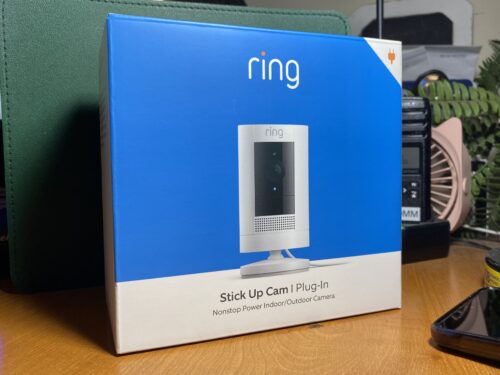 NEW! RING Stick Up Cam Plug-In, Indoor/Outdoor Camera
