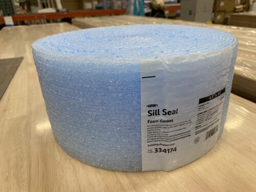 NEW! DUPONT Styrofoam Brand Sill Seal Foam Gasket Roll