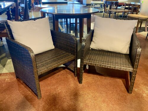 All-Weather Woven Patio Chair Set (Set of 2)