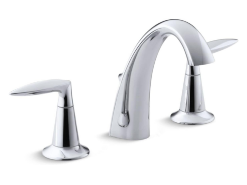 KOHLER Alteo Widespread Lavatory Faucet in Polished Chrome
