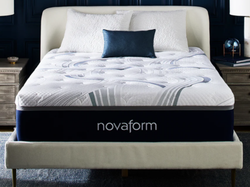 NEW! NOVAFORM ComfortGrande Advanced 14" Gel Memory Foam Mattress, Queen