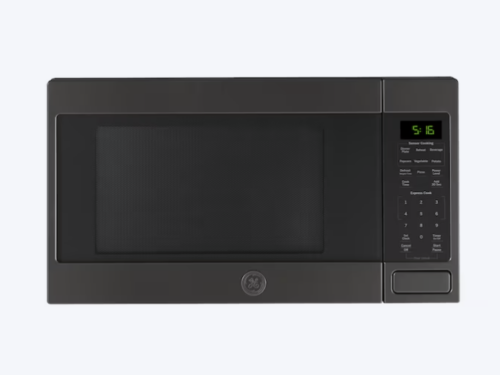 GE 1.6 Cu. Ft. Black Countertop Microwave