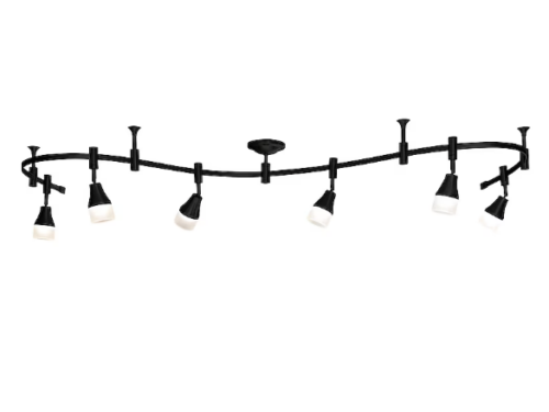NEW! ALLEN+ROTH Sloan 6-Light Flexible LED Track Light Model #2592342