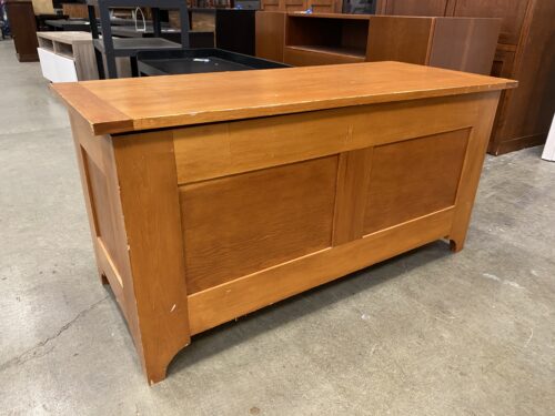 Natural Finish Large Wooden Storage Chest