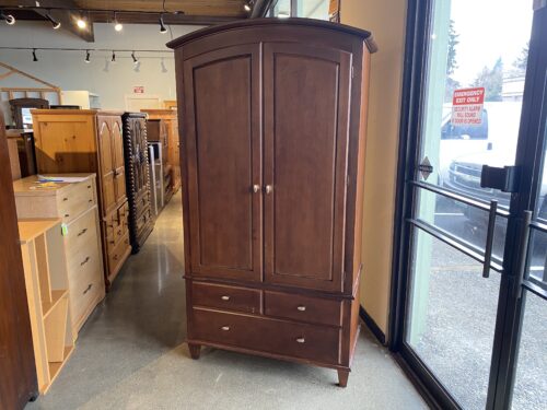ETHAN ALLEN Wooden Armoire with Four Drawers
