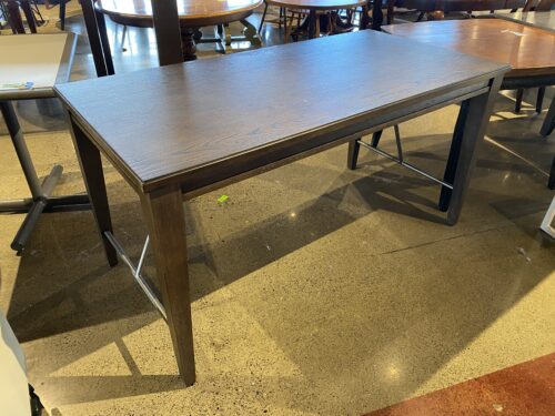 Dark Brown Modern Slim Dining Table