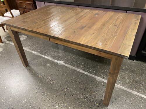 WEST ELM Rustic Light Brown Dining Table