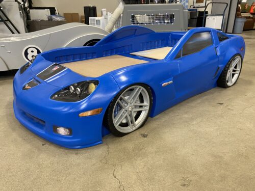 Vintage Corvette Childrens Novelty Twin Bed Frame