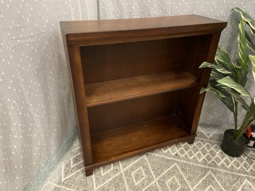 Mahogany Finish Petite Bookcase