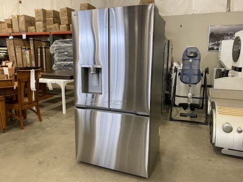 LG Counter-Depth Zero Clearance 3 Door 36" Smart Compatible French Door Refrigerator with Dual Ice Maker and Water Dispenser Model: LF24Z6530S (Southcenter Store)