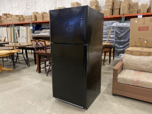 NEW! FRIGIDAIRE 20.4 Cu. Ft. 30" Top-Freezer Refrigerator in Black Model #FFTR2021TB5